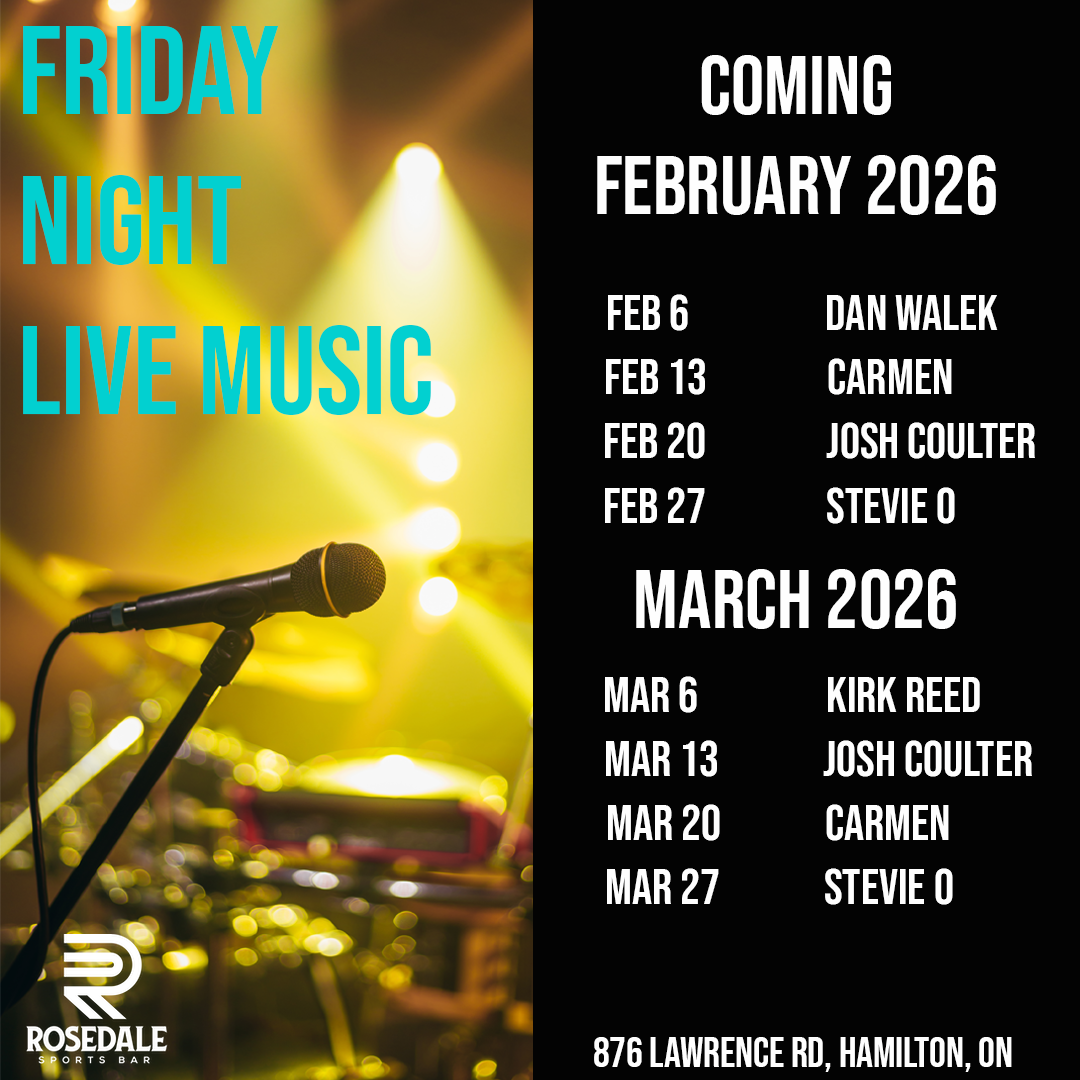 Friday Live Entertainment Lineup