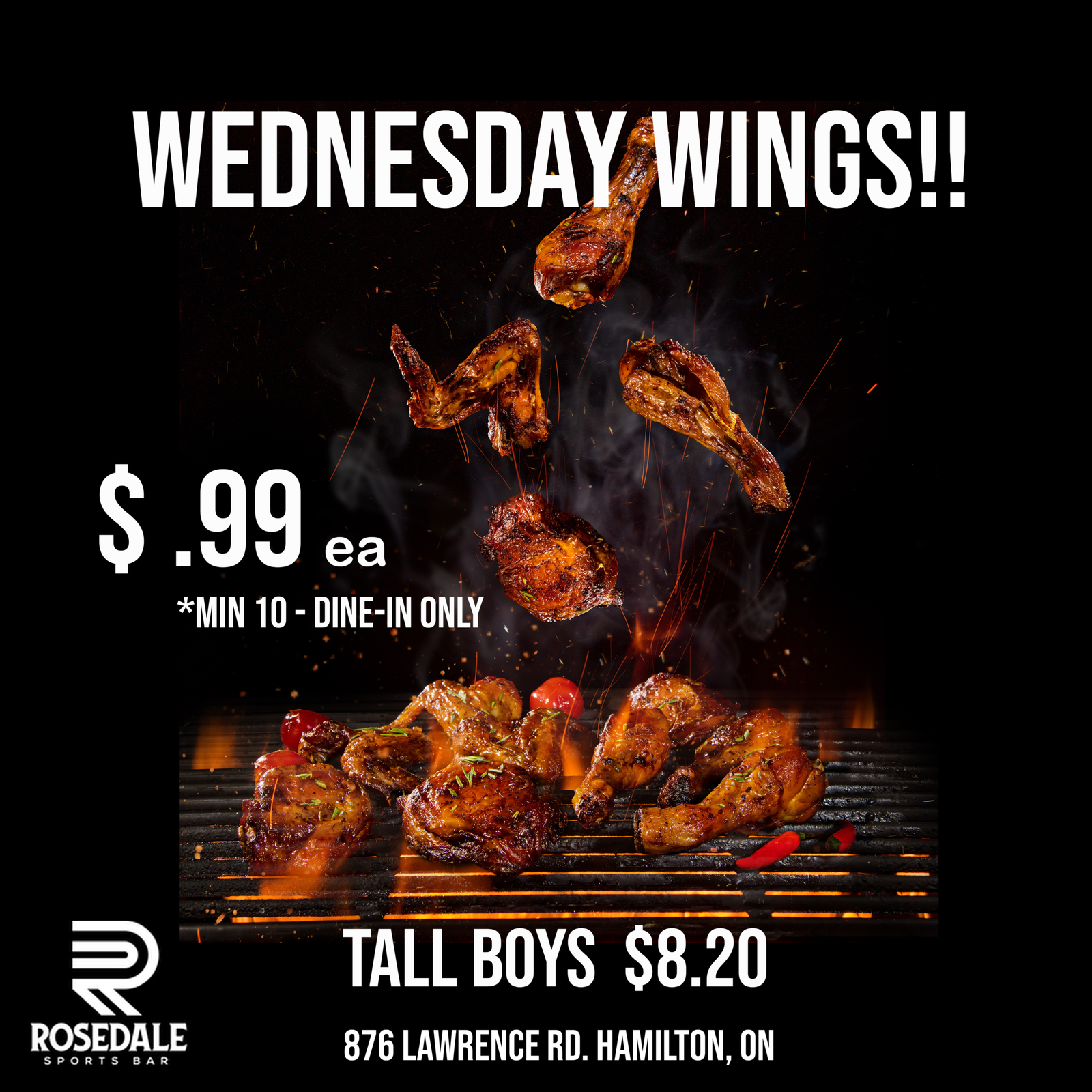 Wednesday Wings & Tallboys