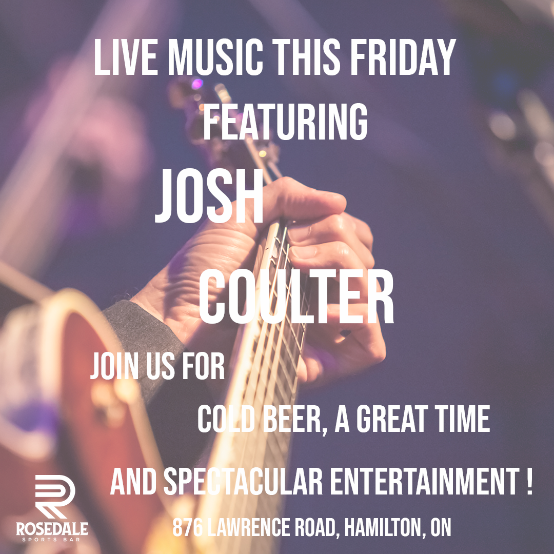 Josh Coulter Live, Friday February 20, 2026
