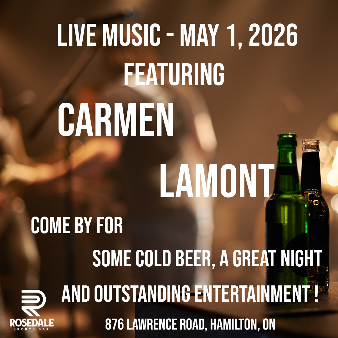 Carmen Lamont appearing May 1, 2026 - Live Music Friday