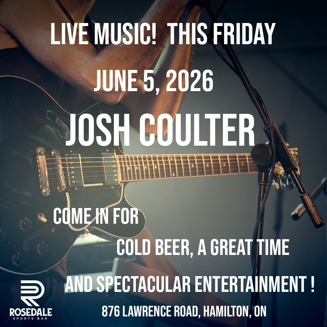 Live Music from Josh Coulter, June 5, 2026