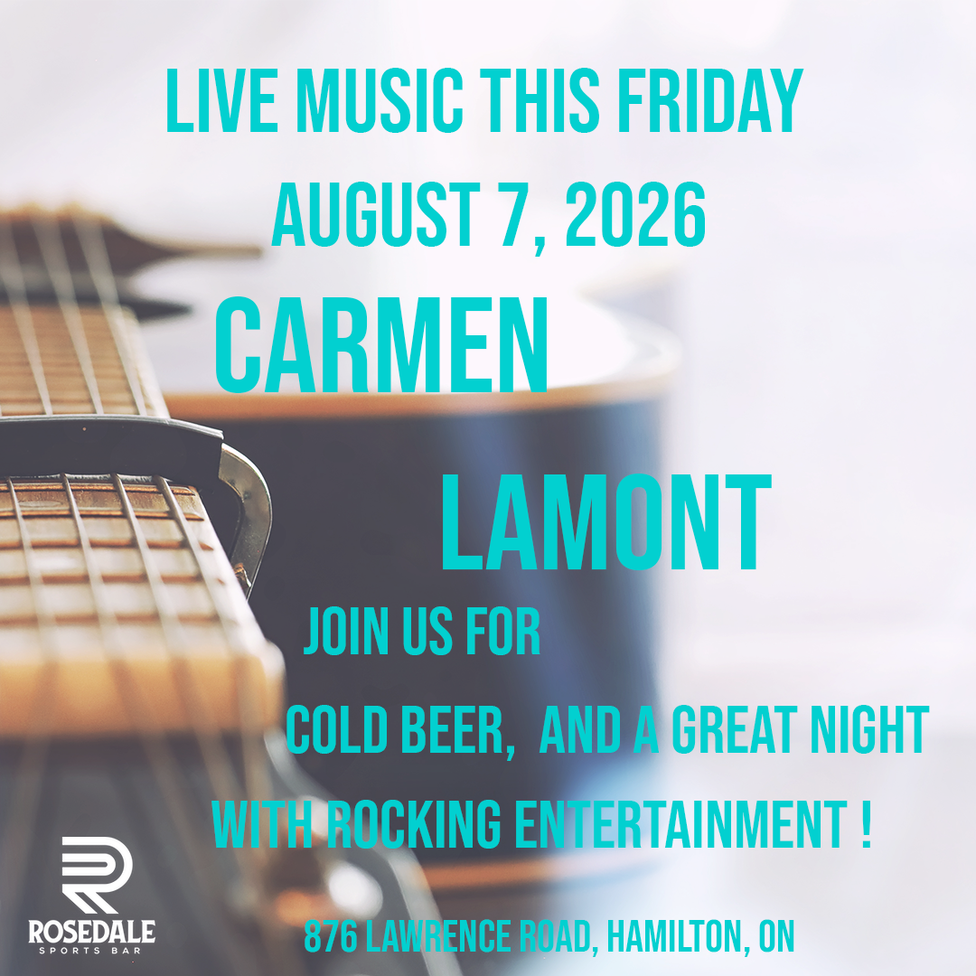 Rock out with Carmen Lamont, August 7, 2026 Carmen Lamont appearing Aug 7, 2026